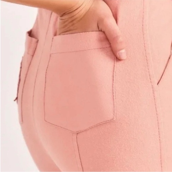 LoveShackFancy Meyerson High Waist Flare Leg Pants Size 6 - Picture 2 of 8